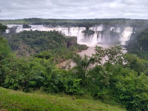 Scenic view of the Iguacu Falls