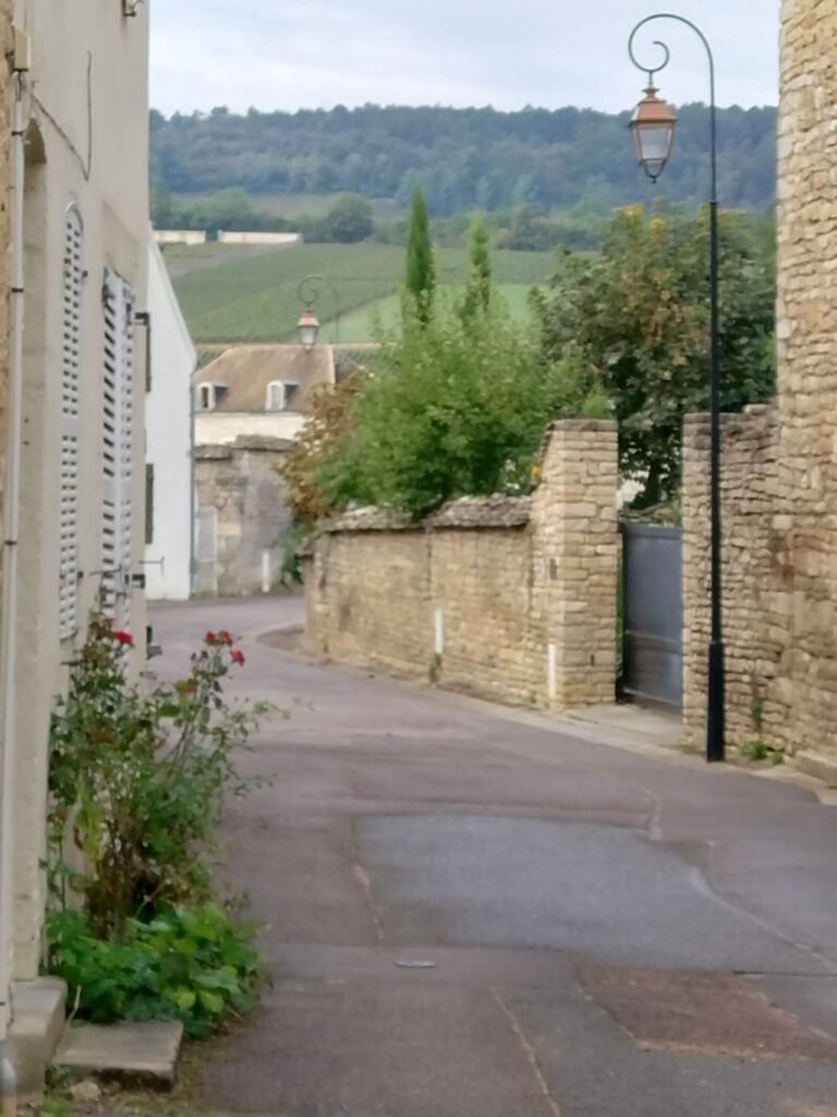A view down a street